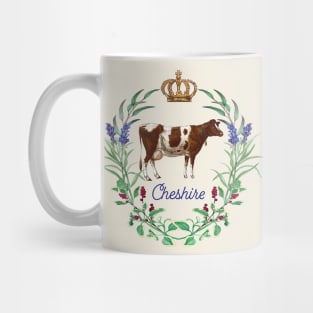 Cheshire County, England, New Hampshire Dairy Cow Mug